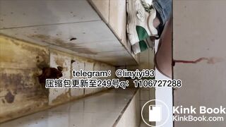 The girl excreted profusely in the toilet 53