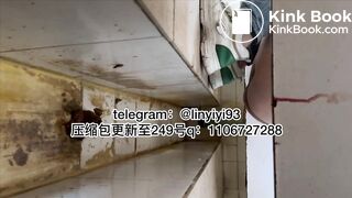 The girl excreted profusely in the toilet 53