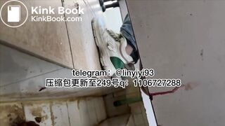 The girl excreted profusely in the toilet 53