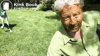 Black Man Feeds Cock & Shit Dinner to White American Fag Outdoors