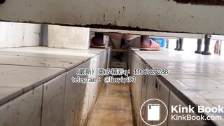 The girl excreted profusely in the toilet 60