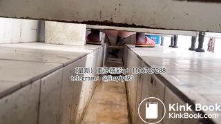 The girl excreted profusely in the toilet 60