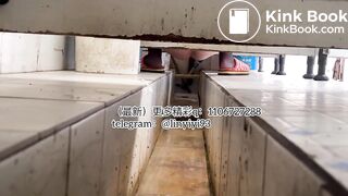 The girl excreted profusely in the toilet 60