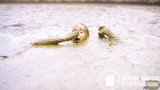 Diving in the manure pit full of cowshit