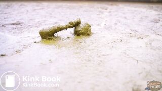 Diving in the manure pit full of cowshit