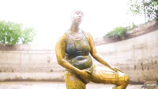 Diving in the manure pit full of cowshit