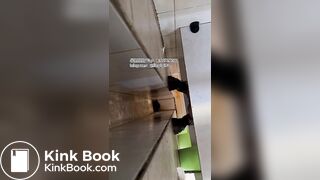 The girl excreted profusely in the toilet 68