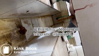 The girl excreted profusely in the toilet 69