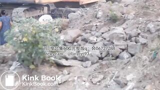 The girl excreted profusely in the toilet 69