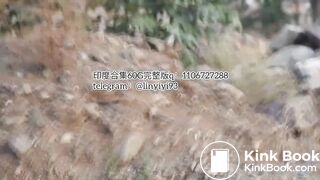 The girl excreted profusely in the toilet 70