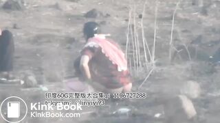 The girl excreted profusely in the toilet 76