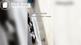 The girl excreted profusely in the toilet 84