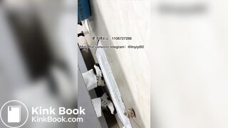 The girl excreted profusely in the toilet 84