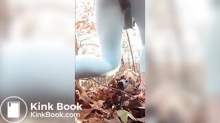 Panty pooping outdoors - horny by nature! - ThisVidcom