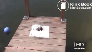 NSG nice brune poop in banc