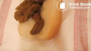 Cute teen makes you a special hot dog