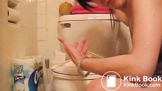 Cute teen makes you a special hot dog