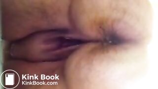 Fat woman did a mess in toilet On shittytube