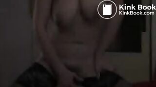 ScatGirl shit and piss dildo play