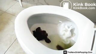 hot reverse toilet poop