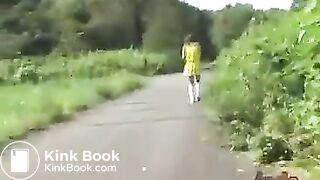 japaneese cheerleaders poop outdoors