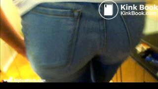 Incredibly sexy girl farting and pooping