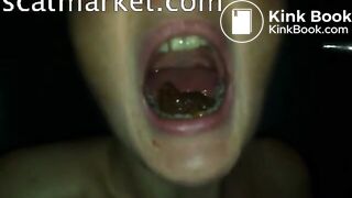 Redhead eat shit