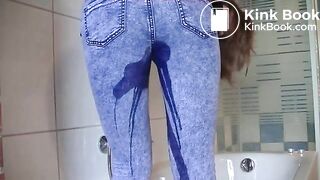 Scat in jeans