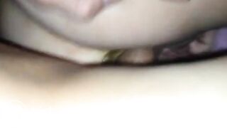 She rubs her pussy during dirty anal