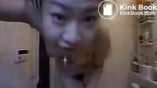 Standing up pooping