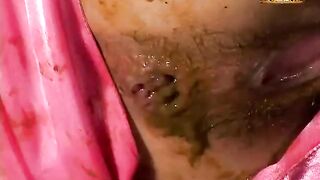 Liquid poop in her mouth 76222438913