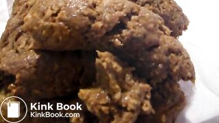 sexy skinny girl shits on floor again