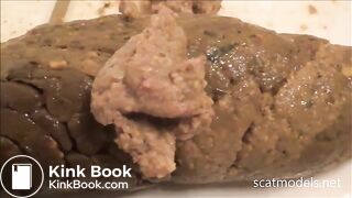 Releasing huge turd on tiled floor