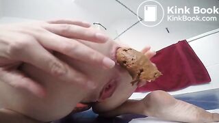 A huge turd emerges