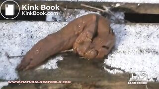 Poop on a frosty morning
