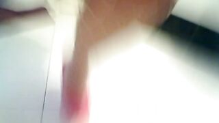 Sexy cam girl shitting and pissing