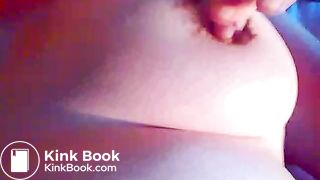 Touching her nipples