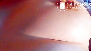 Touching her nipples