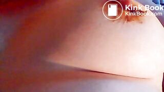 Touching her nipples