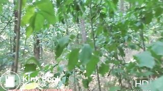 Woman shitting in the bushes - Pooping and pissing girls Poo