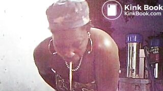 black slut - puke attack!