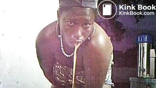 black slut - puke attack!