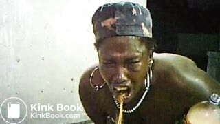 black slut - puke attack!