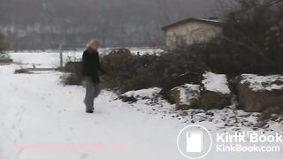 NSG blond very beautiful shitting ootdhor