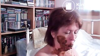 She Is Eating Shit