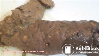 bathroom floor poop