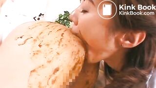 Japanese lesbian scat 138