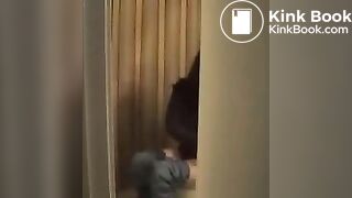 toilet fart chick