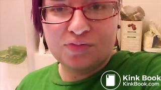 Girl poops 5 times