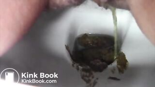 Girl poops 5 times